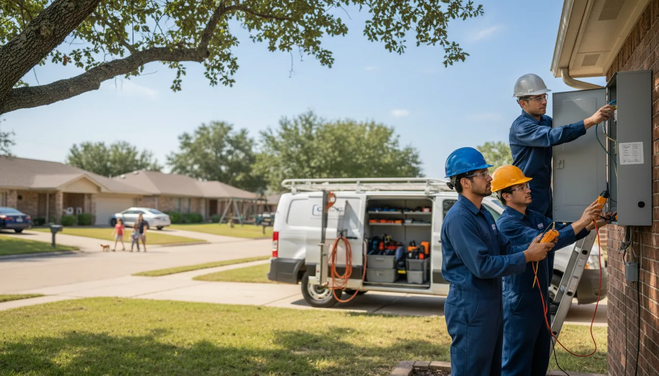 Certified electrician providing emergency electrical services in Bellwood, NE